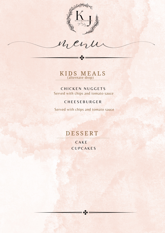 Menu page 2